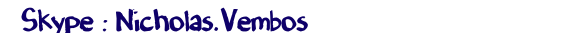 Nicholas Vembos Skype Name
